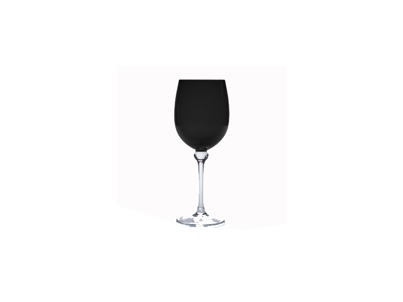 Black 16 oz Wine Glass