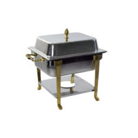 Chrome & Brass 4 Quart