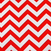 Red Chevron Print