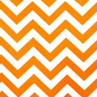 Orange Chevron Print