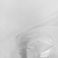 White Organza and Satin Border