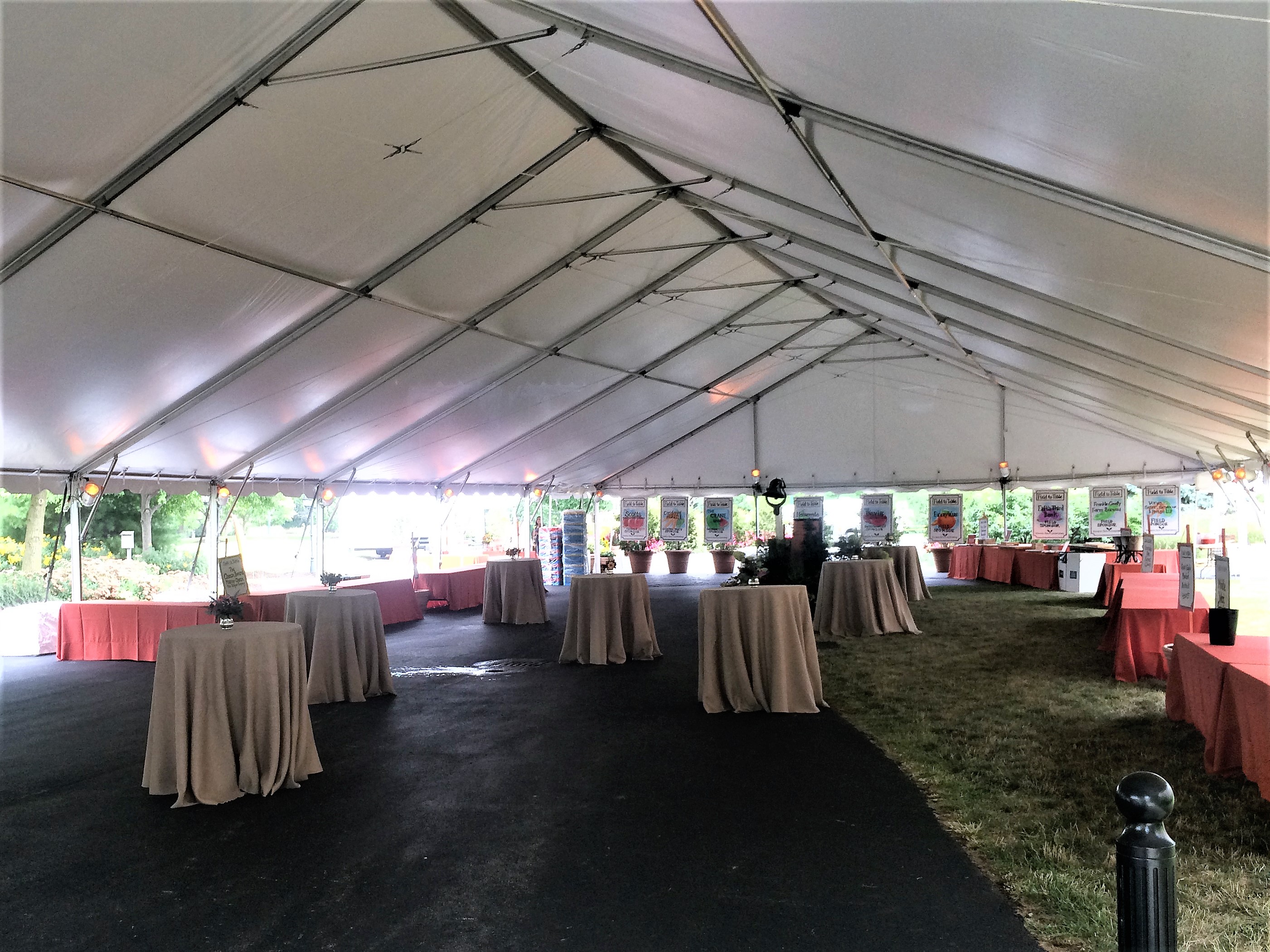 field to table Lasting Impressions Event Rentals
