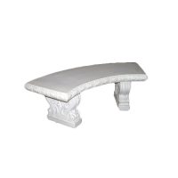 White Classic Garden Bench