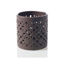 Bali Tealight, Grey 3.75"x4"