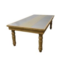 Farm Table, Pine & Metal 4'x8'