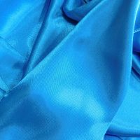 Peacock Blue Satin