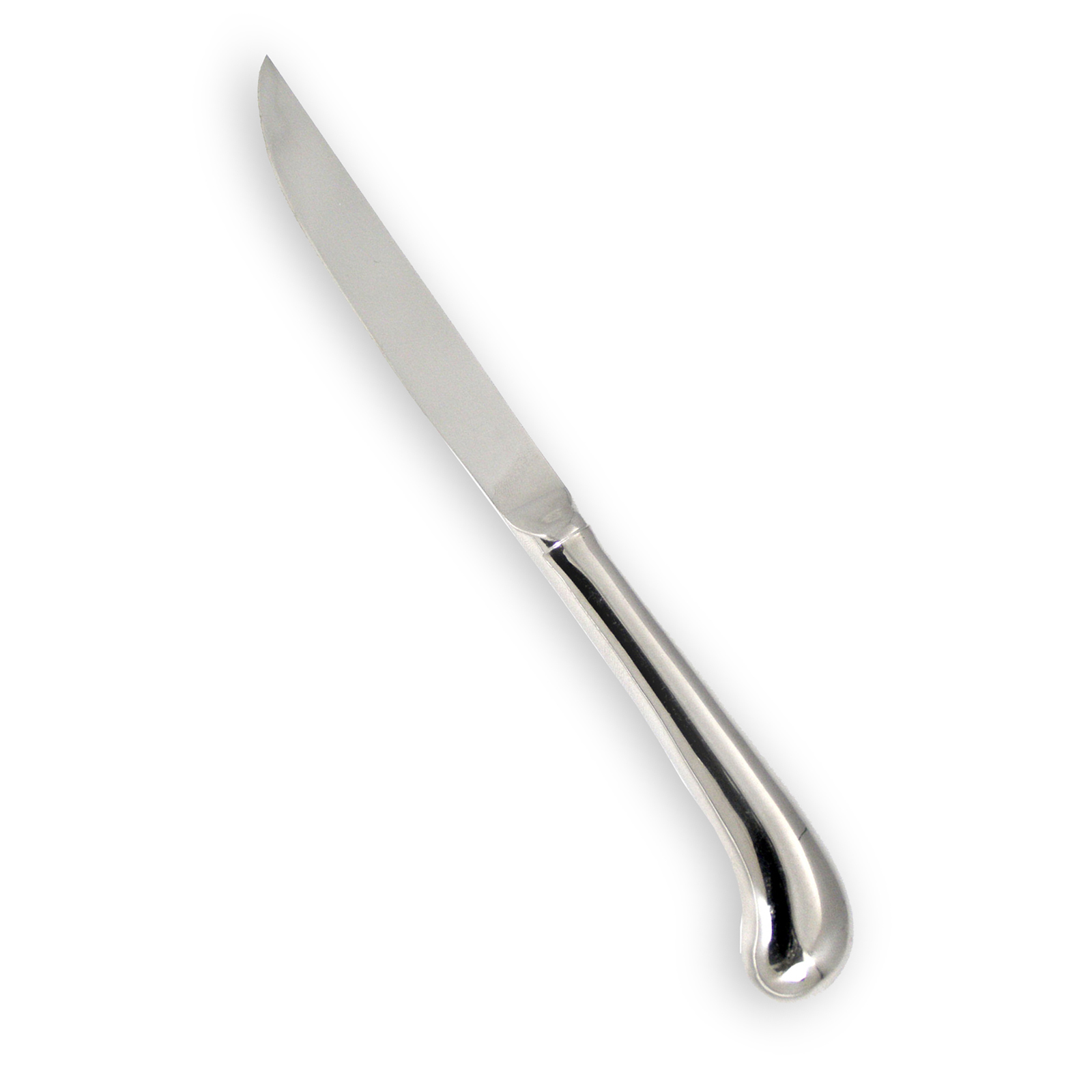Silver Handle Steak Knife