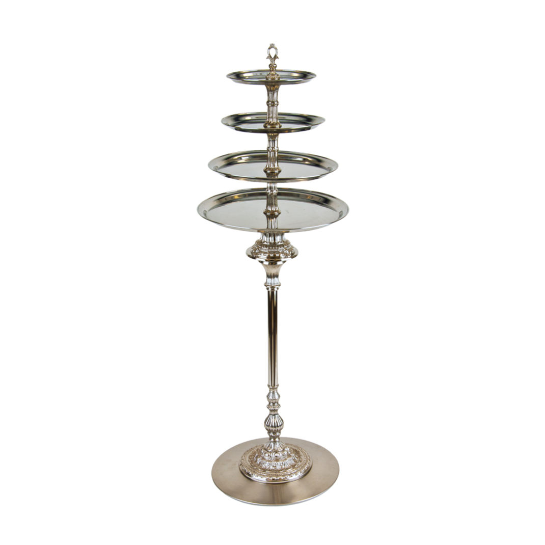 4 Tier 60" Tall Standing Cupcake Stand Lasting Impressions Event Rentals
