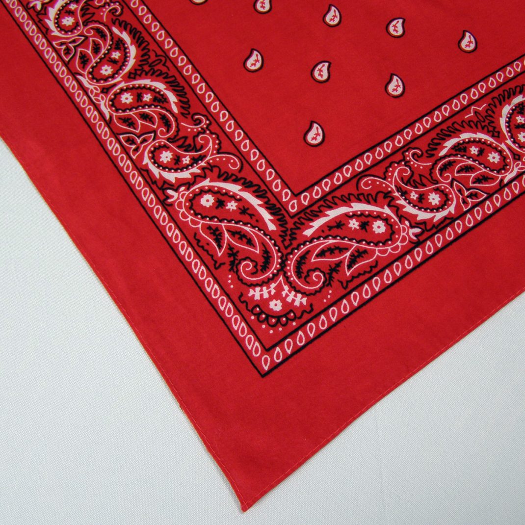 Red Bandana Print Napkin Lasting Impressions Event Rentals