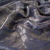 Champagne and Navy Iridescent Crush