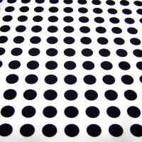 Black on White Polka Dot