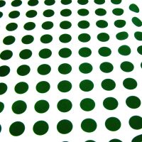 Hunter on White Polka Dot