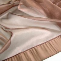 Bronze Organza & Satin Border