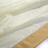 Gold Organza & Satin Border