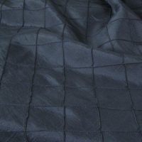 Black 2 Inch Square Pintuck
